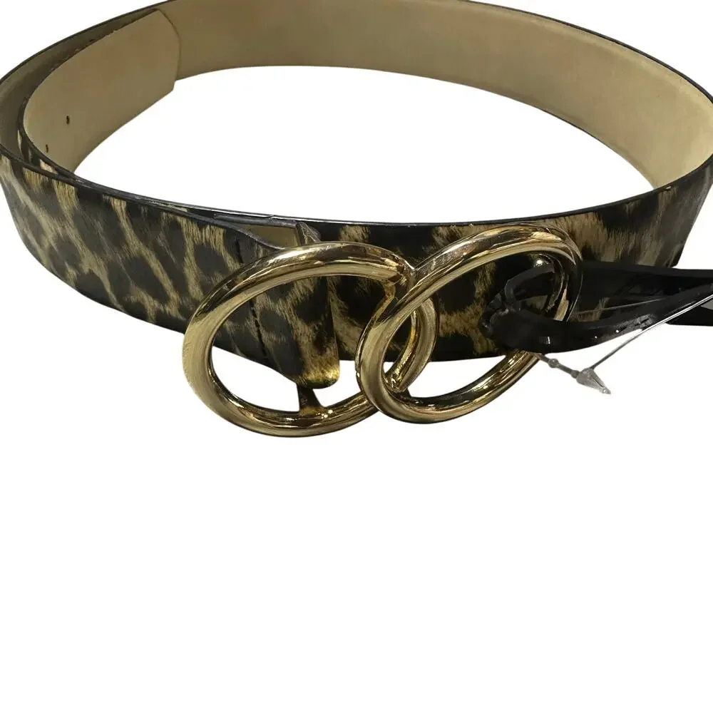 INC International Concepts Leopard Print Belt NEW